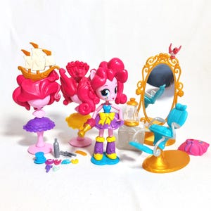 Equestria Girls Minis Pinkie Pie Switch Salon Hair Play set My Little Pony Hasbro Toy Doll