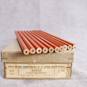 チェコスロバキア時代の文具 BOHEMIA WORKS とGRAFOの文具 Bohemia works pencil - Etsy 日本