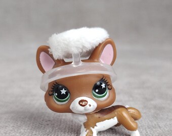Lps #639 Littlest Petshop Original Authentique Chien Corgi Dog Corgi