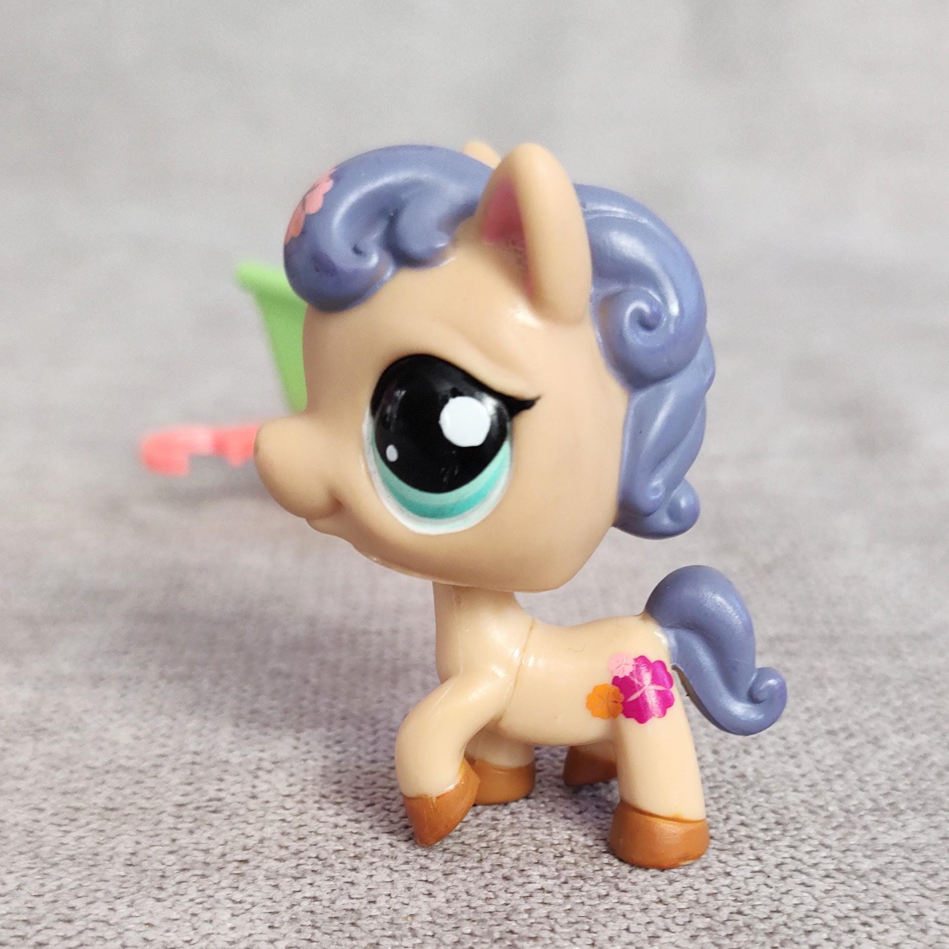 Figurine Cheval Littlest Pet Shop LPS #584 - Occasion - Animal Chat Cheval
