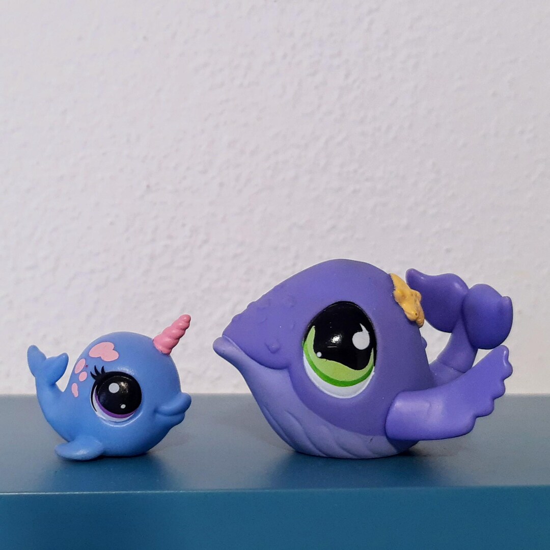 Figurine Littlest PetShop #644 Baleine (Whale) - Occasion, Pour Collection Ou Jeu