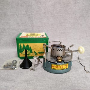 Vintage Bevarex Camping Stove | Czechoslovakian Spirit Burner | Type II Portable Cooker | Retro Outdoor Gear | Collectible Stove