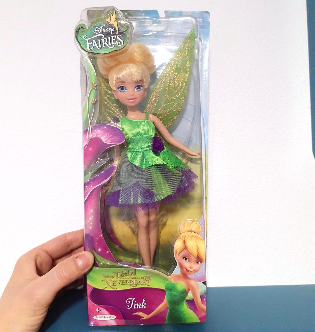 Disney Fairies Tinkerbell Doll Legend of Neverbeast Jakks Paciffic Tink  With Box