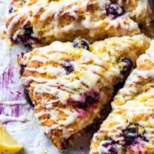 Lemon Blueberry Scones Recipe