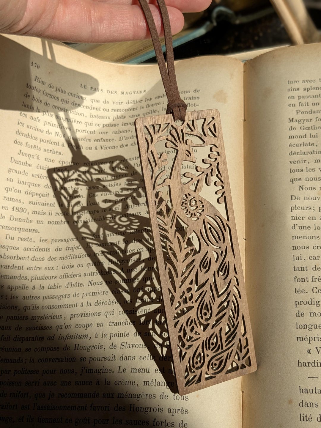 Customizable Wooden Peacock Bookmark | Laser Cut & Engraved | Gift Idea ...
