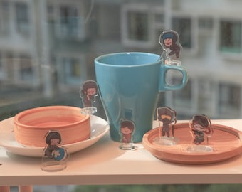 Rainbow Six Siege - Soporte acrílico para Tiny Operators Vol. 1