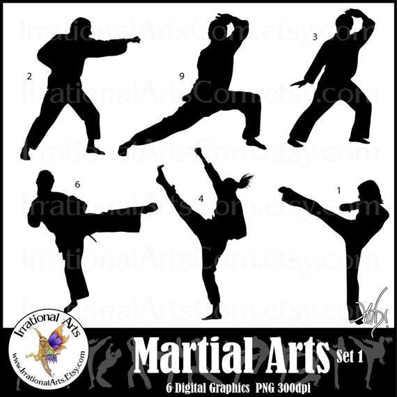 Man doing martial arts poses on a rock - Stock Image - Everypixel