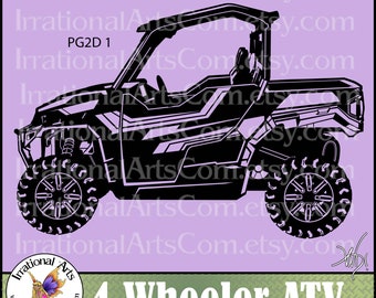 ATV Off-road Vehicle PG2D 1 - with 1 EPS & 1 SVG Vinyl Ready Image and 1 Png clipart Digital graphics files 2 door (Instant Download)