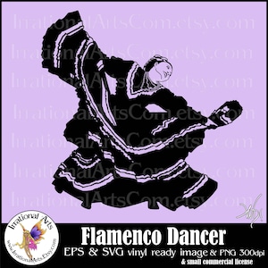 Jalisco Folklorico Dancer Woman - with 2 EPS, SVG Vinyl Ready Files &  2 PNG file dance Small Commercial License (Instant Download)