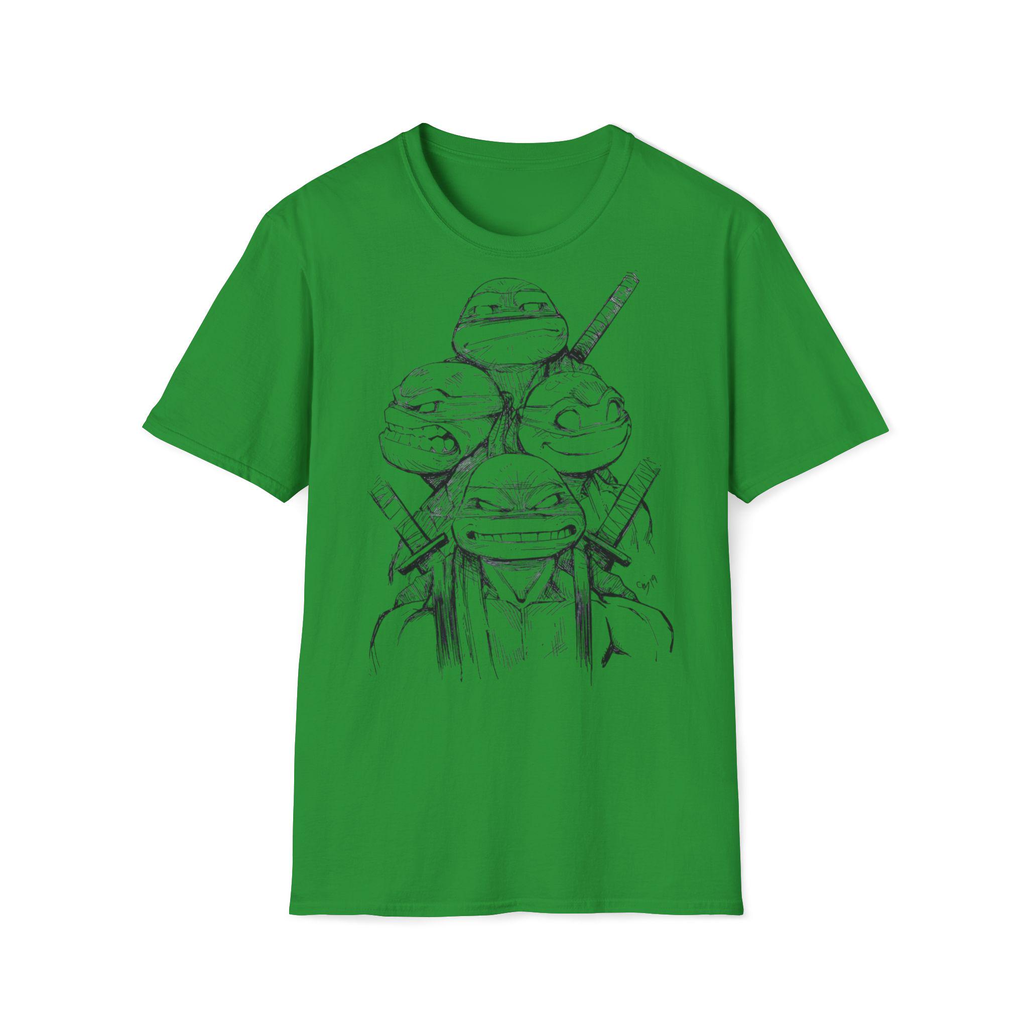 Nickelodeon Teenage Mutant Ninja Turtles Men's T-Shirt | Turtle Warrior Graphic Tee For Fans - View #11