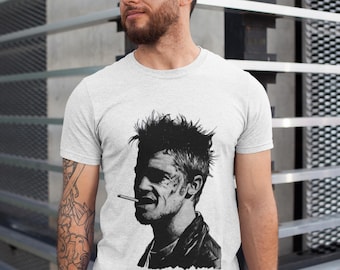 Fight Club grafisch T-shirt: vintage grunge-film-T-shirt