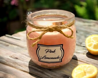 Pink Lemonade Scented Candle and Wax Melt