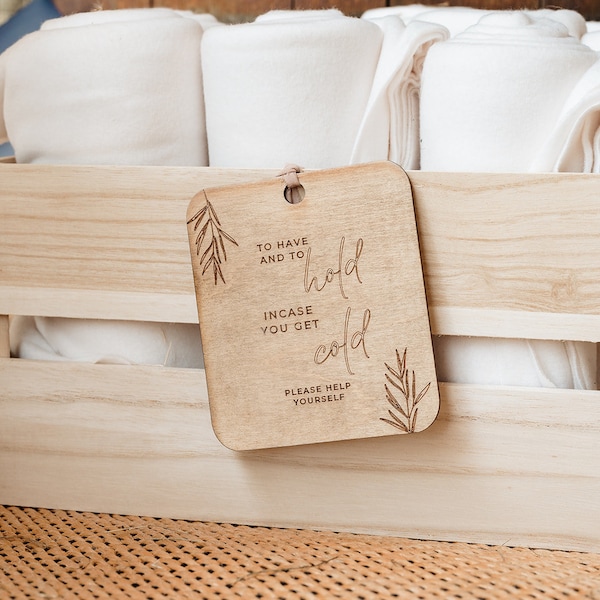 Letrero de madera para boda / Decoración de boda / Boda rústica / Recuerdos de boda / Letrero de cesta /