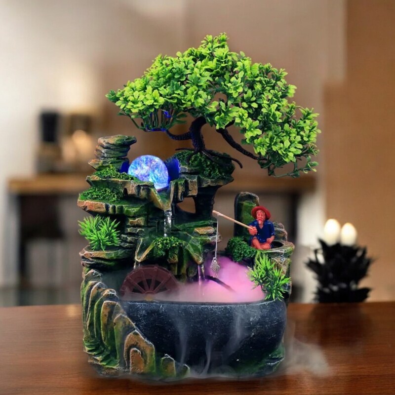 Waterfall Garden Fountain Etsy