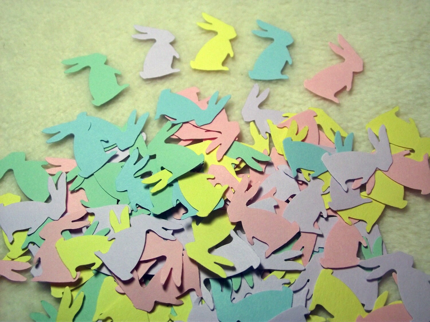 Paper Bunnies...100 Piece Set of Very Cute Paper Bunnies in Etsy