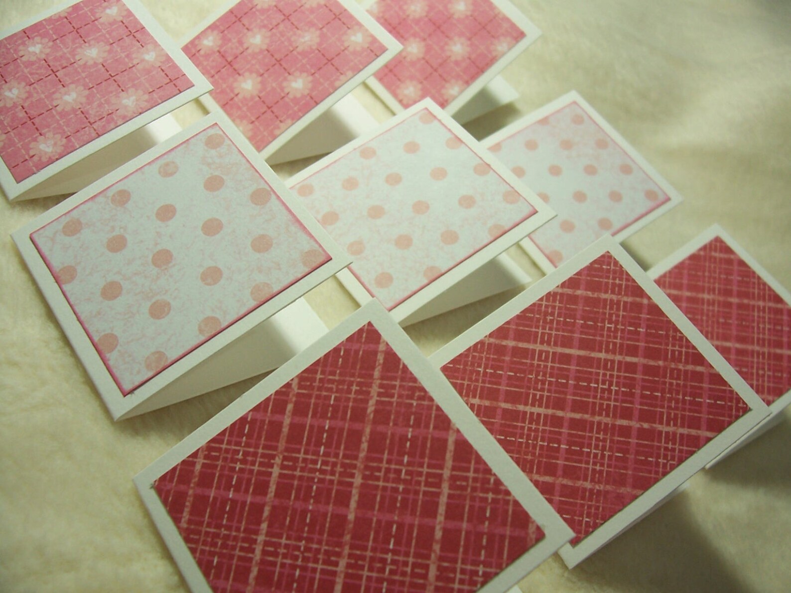 Mini Note Cards...9 Piece Set of Very Cute Sweetheart Mini Etsy