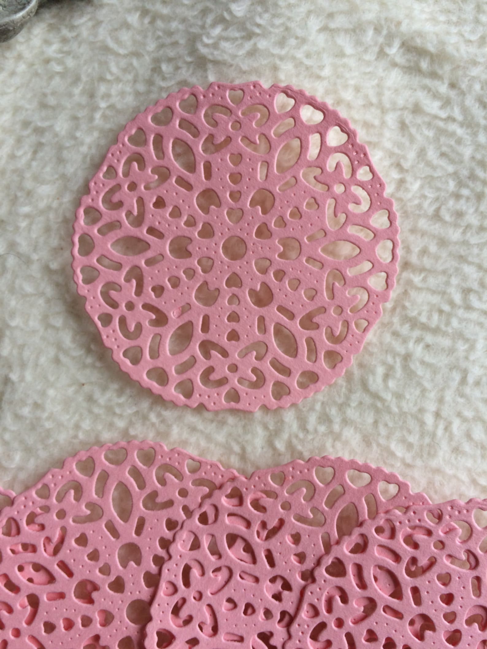 Mini Paper Doilies...20 Piece Set of Very Cute and Adorable Mini Paper