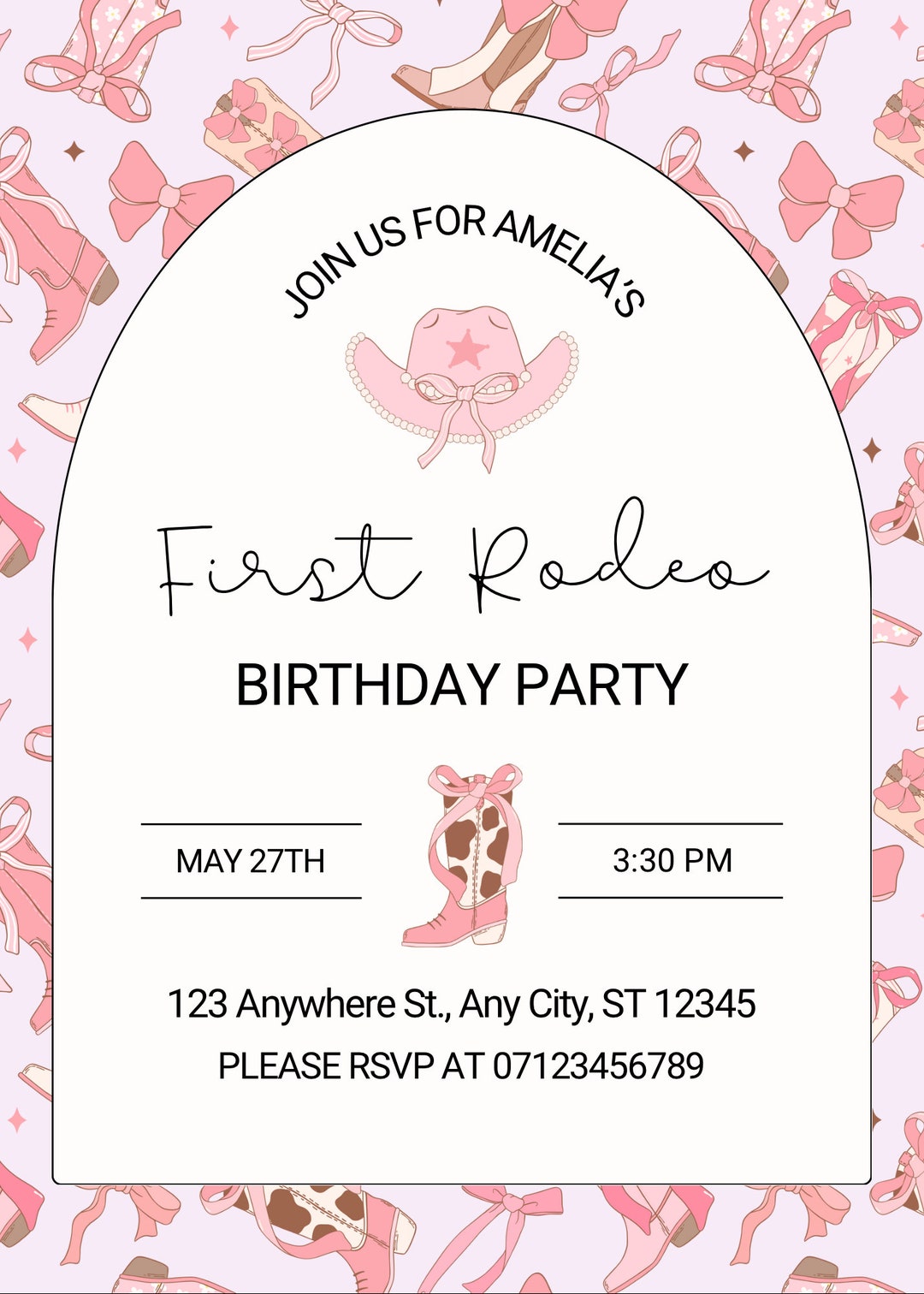 First Rodeo Birthday Party - Etsy