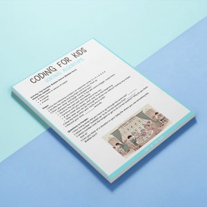 Puede incluir: Codificaci&oacute;n para ni&ntilde;os: Actividad de algoritmos de ordenaci&oacute;n con una imagen de una fiesta de t&eacute; con ni&ntilde;os y una tabla numerada. La actividad indica al usuario que ordene los n&uacute;meros de la tabla de menor a mayor.