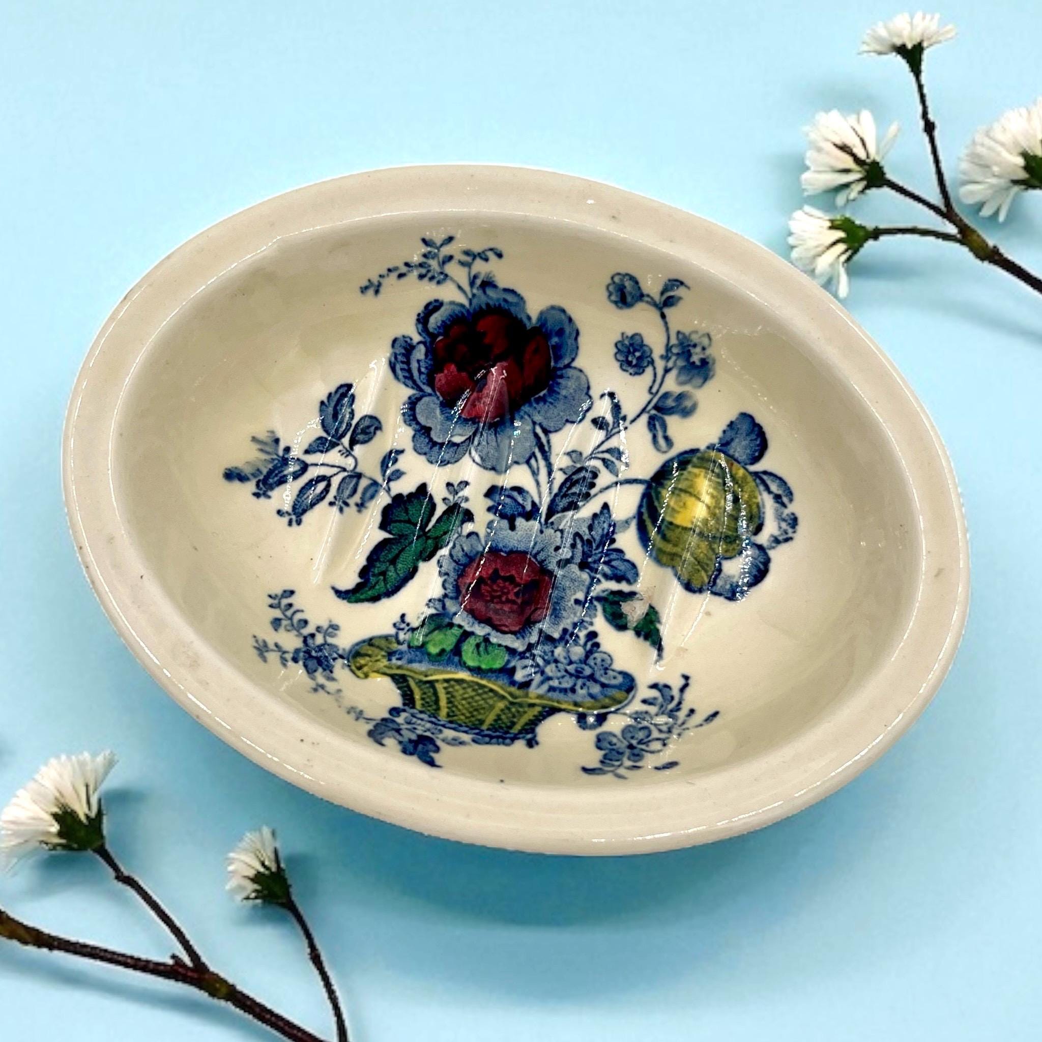  BURSLEM アンティーク食器 Burslem england dish - Etsy Polska