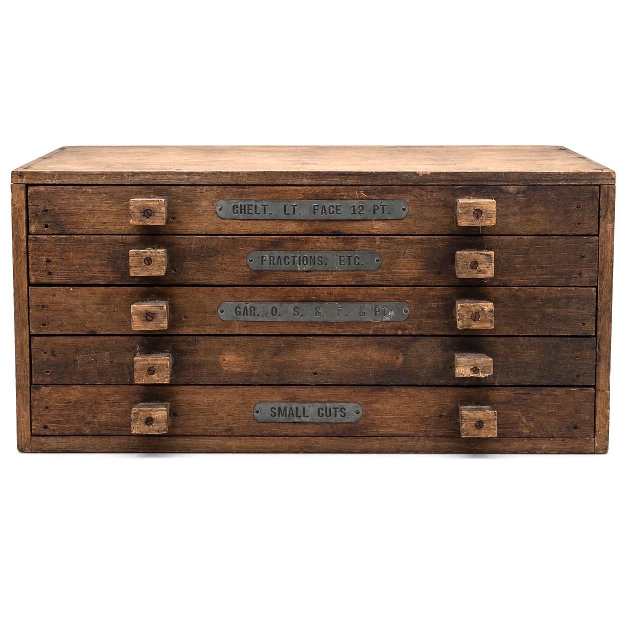 活版印刷　引出し Letterpress drawer - Etsy 日本