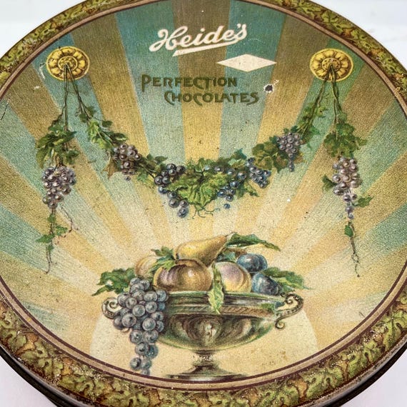 ヴィンテージ アールデコ TINDECO キャンディ缶 | Heid's Perfection