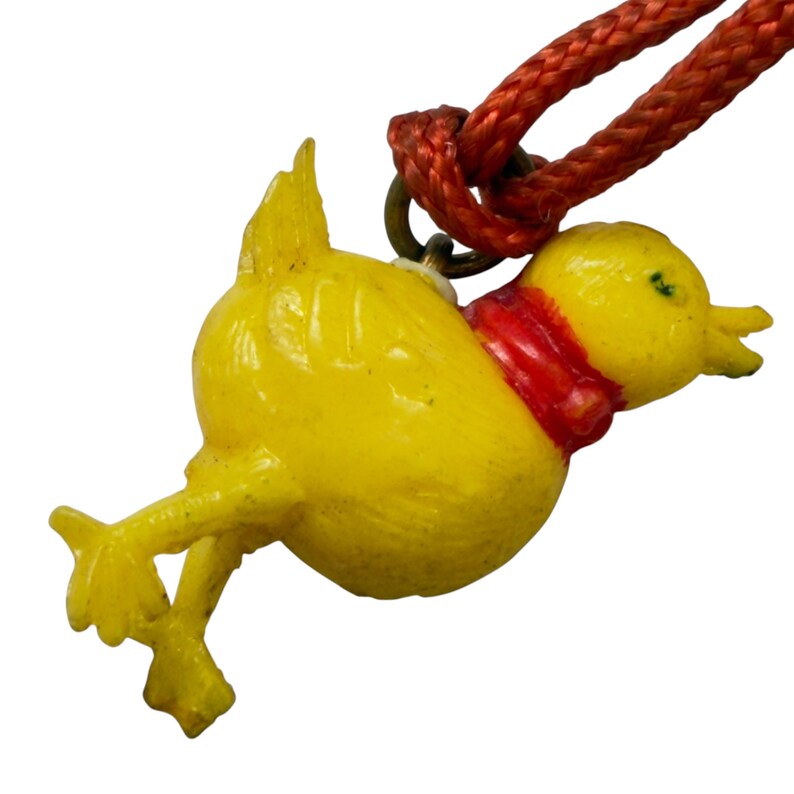 Rare Vintage Japanese Celluloid Animal Charms on Original Celluloid Ring | 8 Miniature Figures | c. 1920s–30s image 2