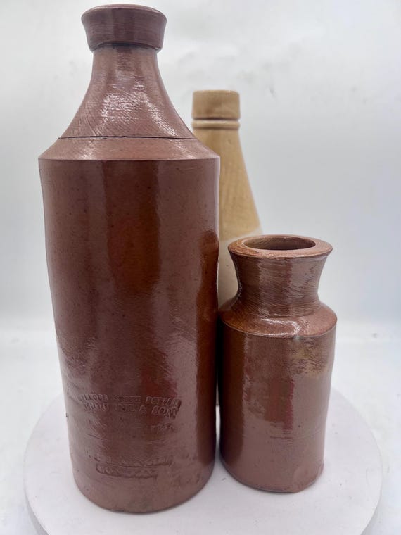Lサイズ/イギリス陶器ストーンウェアボトル/アンティーク・ヴィンテージ Lサイズ⁄イギリス陶器ストーンウェアボトル⁄アンティーク・ヴィンテージ