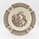 Brown Transferware Plates