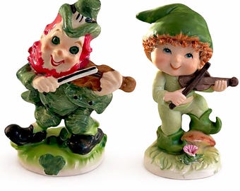 Vintage Leprechaun Figurine | St. Patrick’s Day Decor | 1980s Irish Collectible | Choose Your Leprechaun