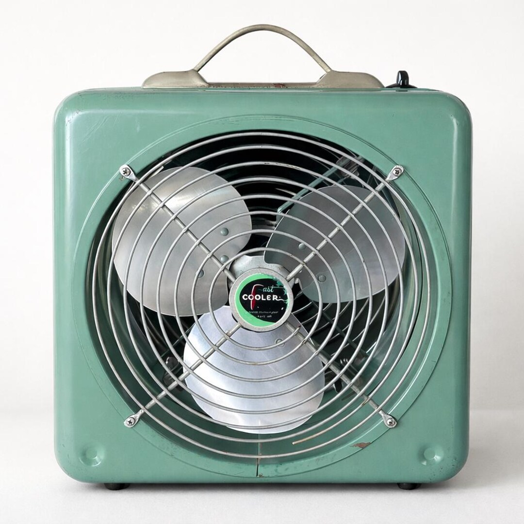 Vintage Metal Box Fan