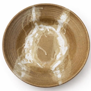 Signed John Macomber Studio Pottery Bowl 1996 | Handmade Stoneware Serving Bowl | Connecticut Pottery | Rustic Farmhouse Decor