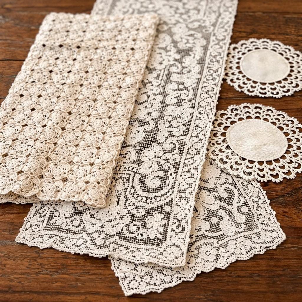 Lace Dresser Scarf - Etsy