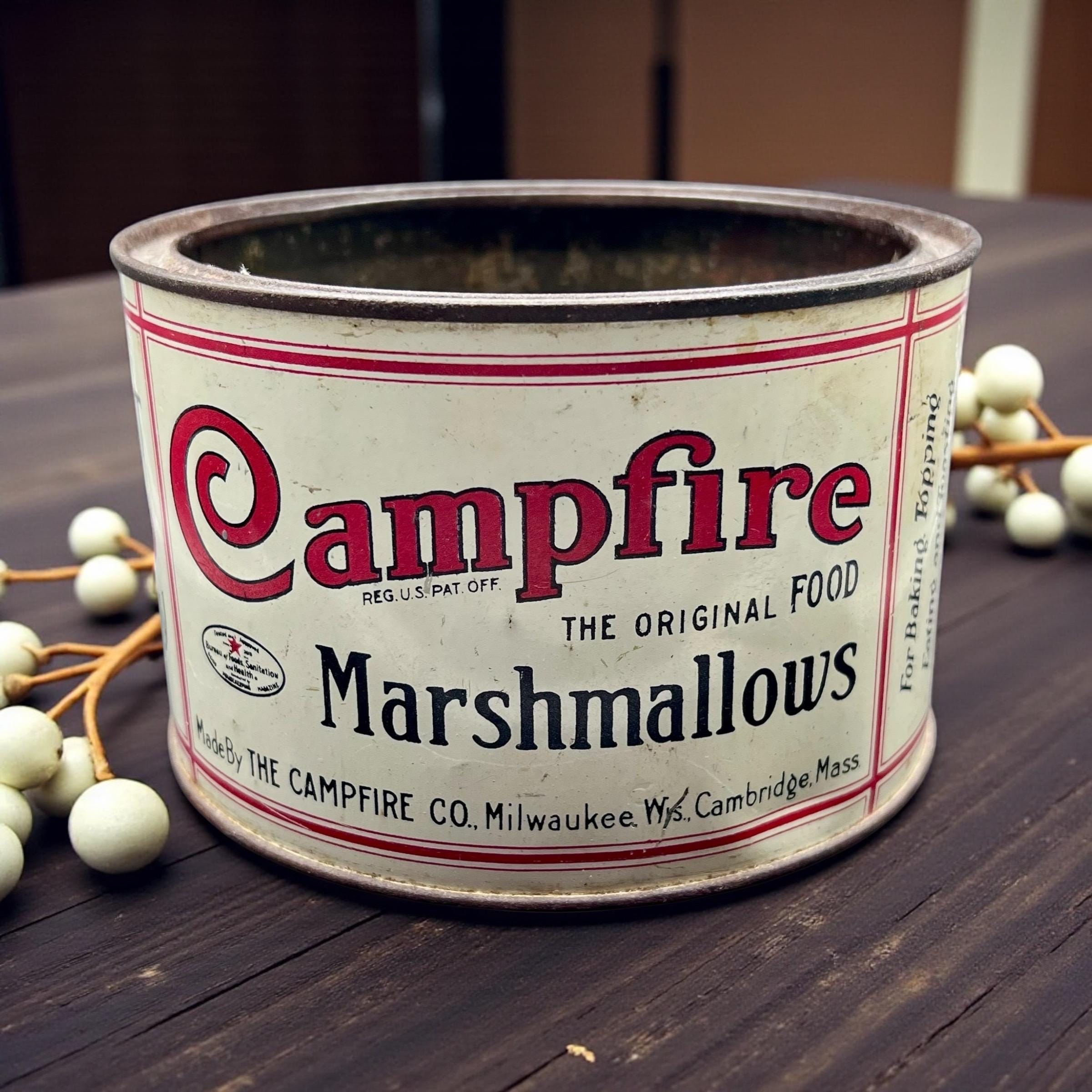 Campfire Marshmallow Tins - Etsy