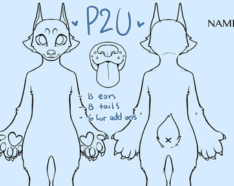 Pies/Wilk Furry ref base
