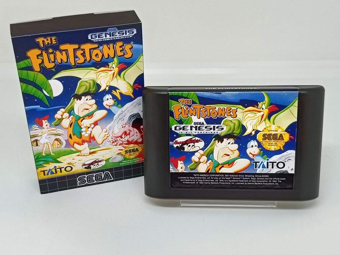 The Flintstones SEGA Genesis Mega Drive - Etsy