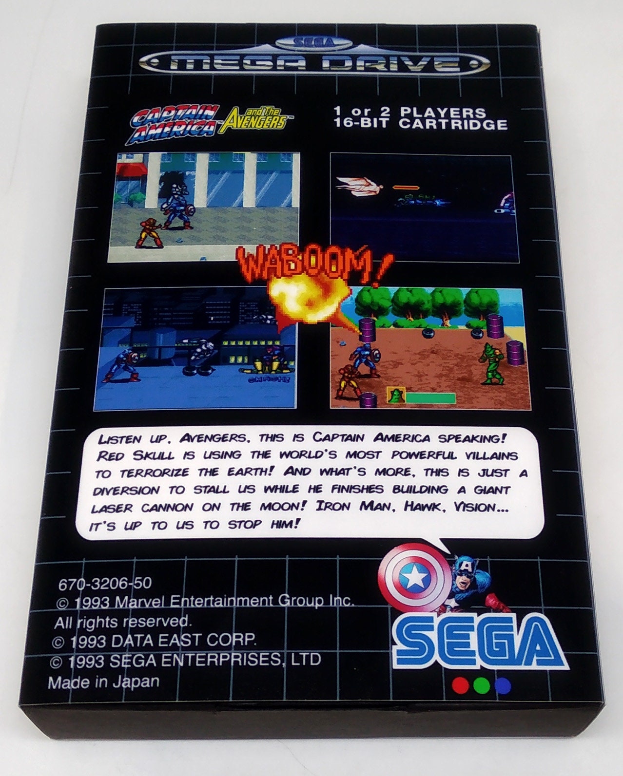 Captain America and the Avengers - Enhanced Colors SEGA Mega Captain America and the Avengers - Enhanced Colors SEGA Mega