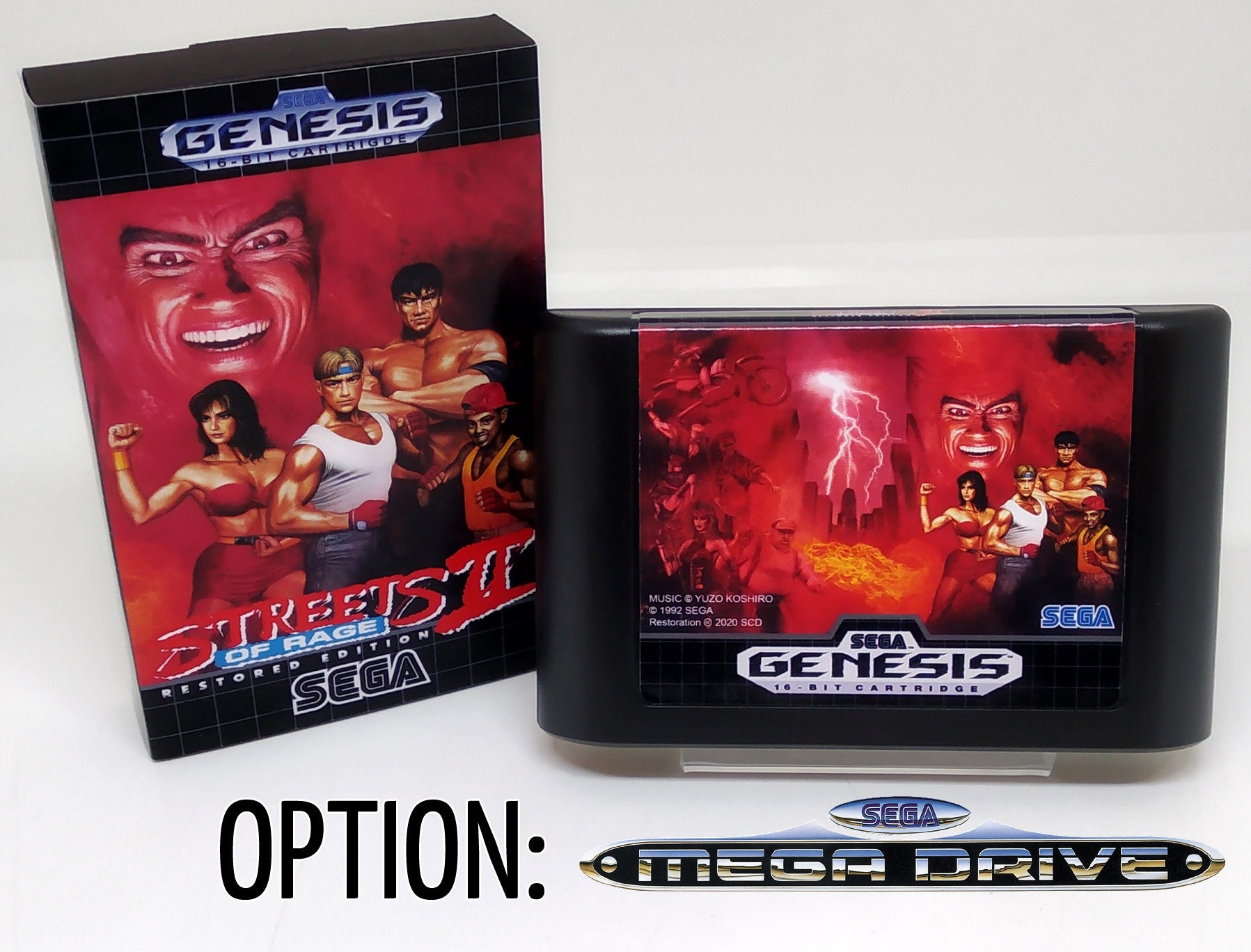 Streets of Rage II - Restored Edition SEGA Genesis Mega