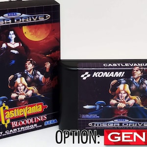 Castlevania Bloodlines Sega Genesis Video Game - Etsy