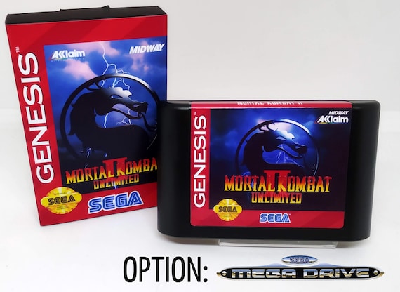 Mortal Kombat II Unlimited SEGA Genesis Mega Drive Etsy
