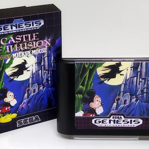 Castle of Illusion starring Mickey Mouse SEGA Genesis Mega Drive