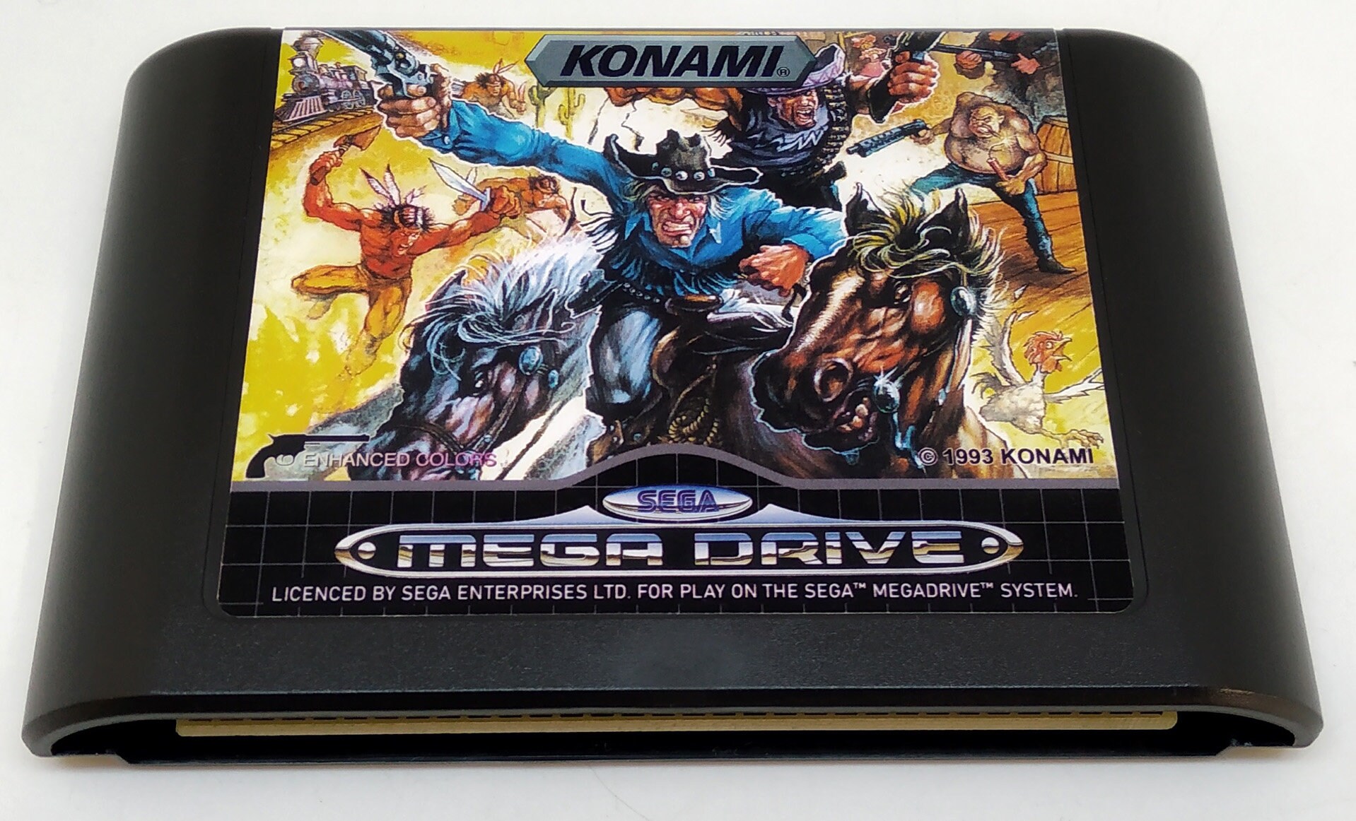 Sunset Riders - Enhanced Colors SEGA Mega Drive Genesis - Etsy