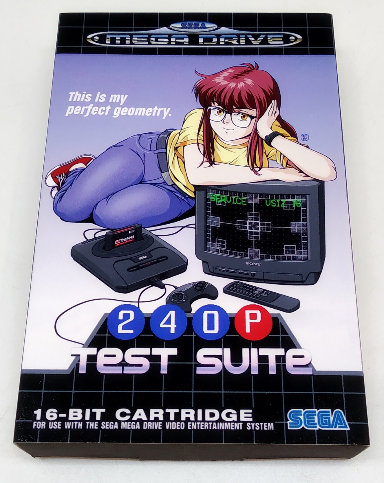 240p Test Suite SEGA Mega Drive Genesis - Etsy