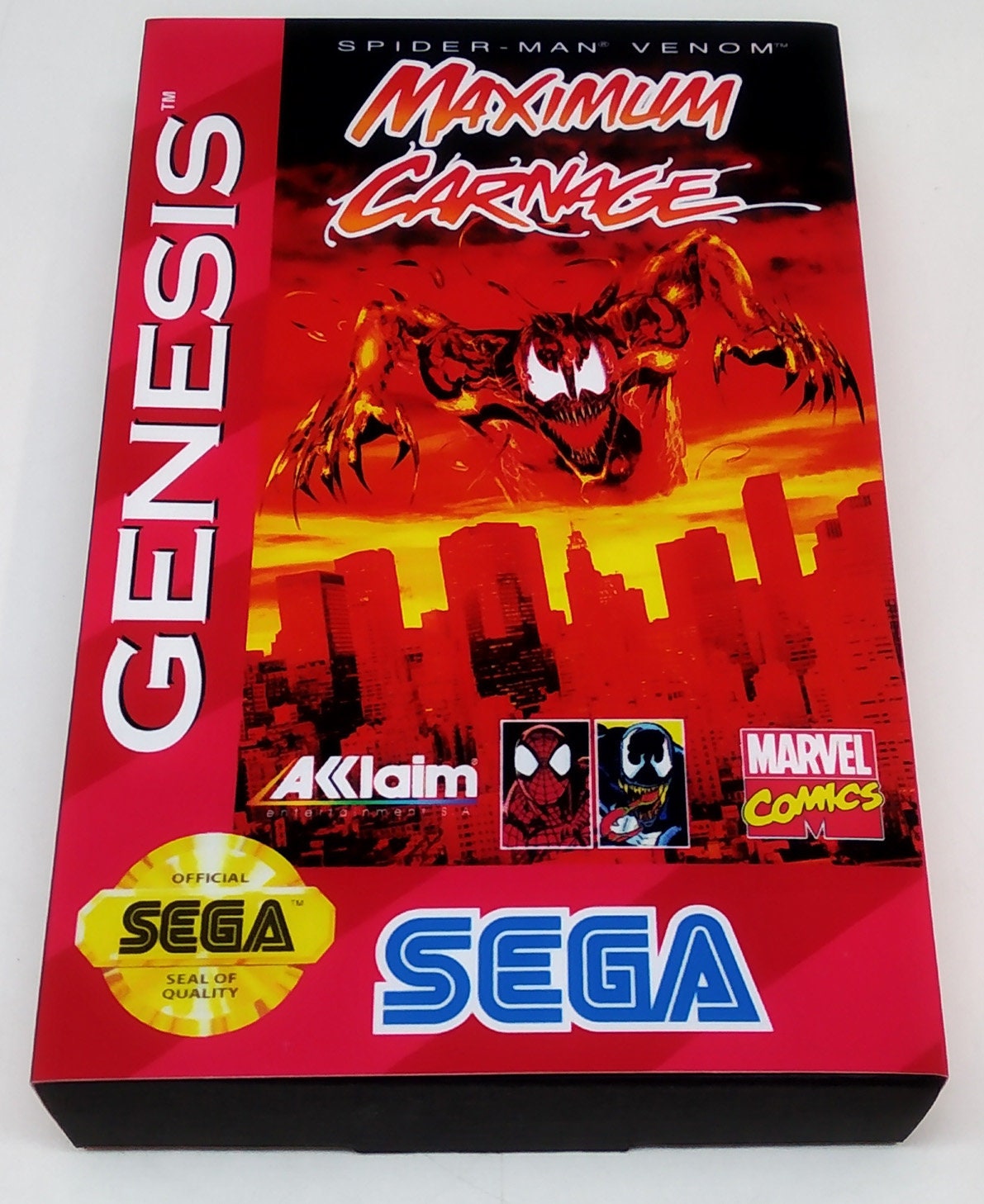 MAXIMUM CARNAGE 【中古美品・赤色版・Genesis北米版】 MAXIMUM CARNAGE 【中古美品・赤色版・Genesis北米版】 - メルカリ