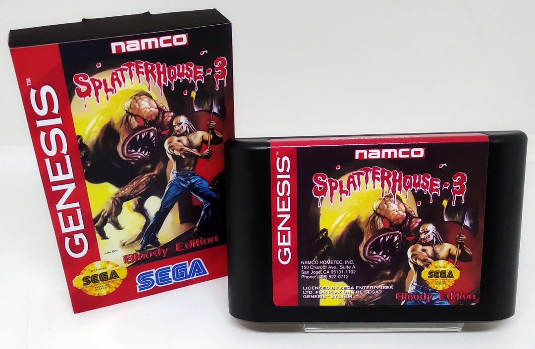 Splatterhouse 3 - Bloody Edition SEGA Genesis Mega Drive - Etsy