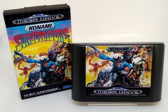 Sunset Riders - Enhanced Colors SEGA Mega Drive Genesis - Etsy
