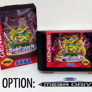 TMNT Teenage Mutant Ninja Turtles: Shredder&#39;s Re-Revenge SEGA Genesis Mega Drive