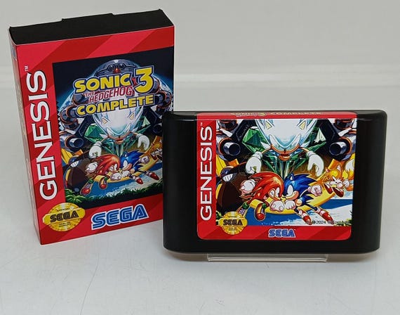 Sonic 3 Complete SEGA Mega Drive Genesis - Etsy