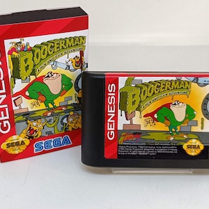 Boogerman: A Pick and Flick Adventure SEGA Genesis Mega Drive
