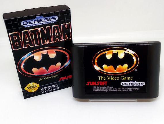 Batman: the Video Game SEGA Genesis Mega Drive - Etsy